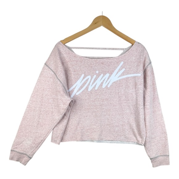 PINK Victoria's Secret Sweaters - Pink VS Cropped Pullover Sweater size One Size Pink‎